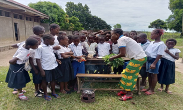 Nouveau projet nutrition des enfants au Plateau de Bateke