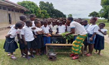 Nouveau projet nutrition des enfants au Plateau de Bateke Nouveau projet nutrition des enfants au Plateau de Bateke